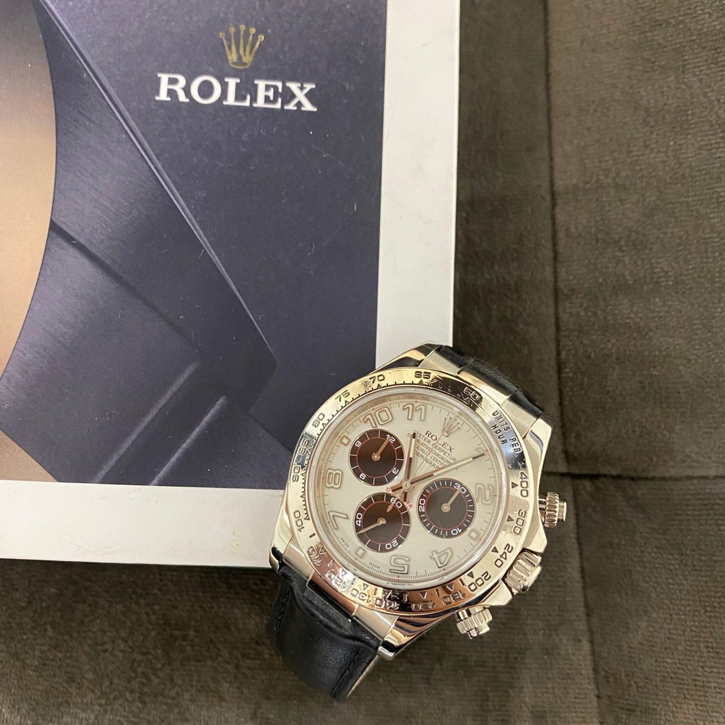 Rolex Daytona 116519 (2011) - White dial 40 mm White Gold case (1/5)