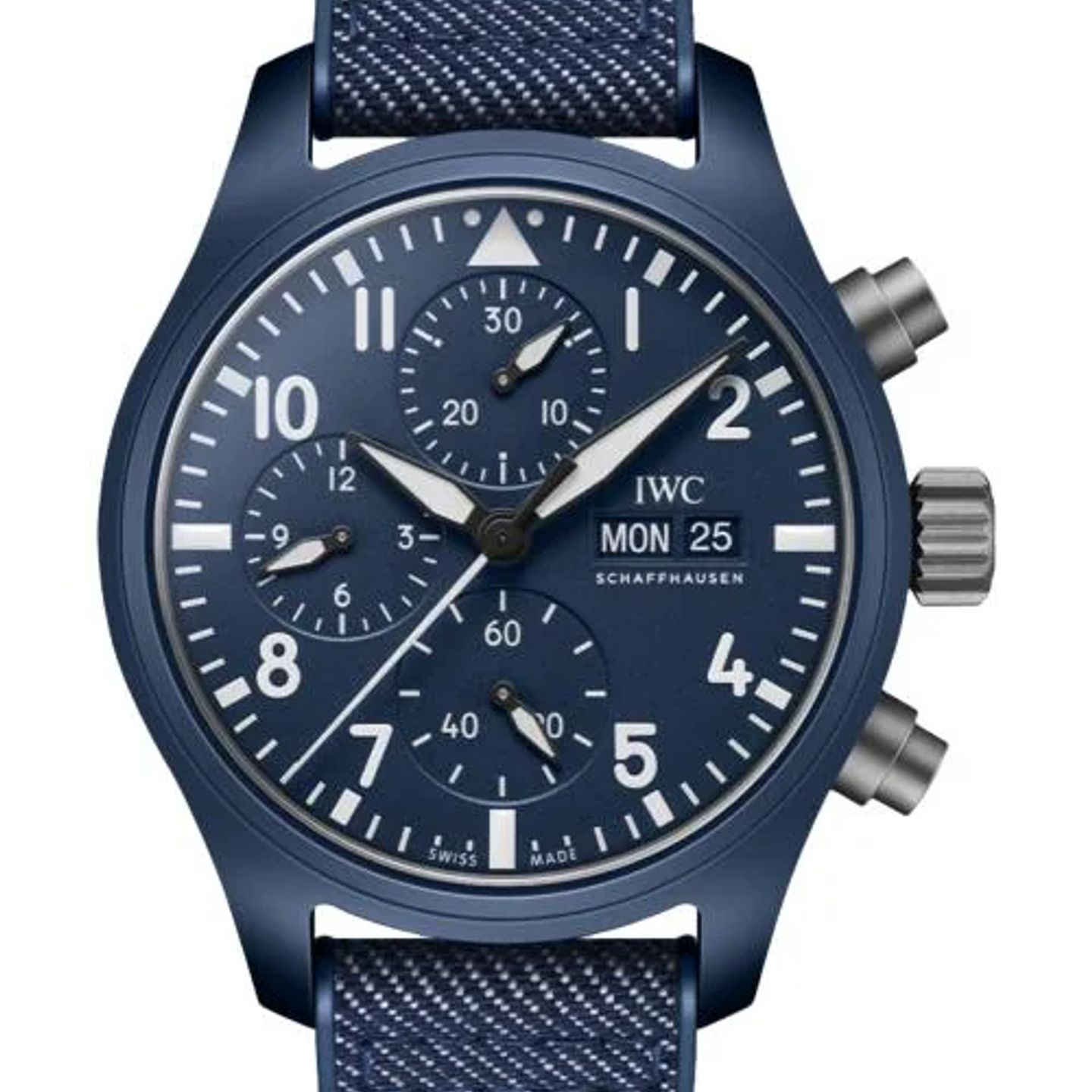 IWC Pilot Chronograph Top Gun IW389404 (2026) - Blue dial 42 mm Ceramic case (1/1)