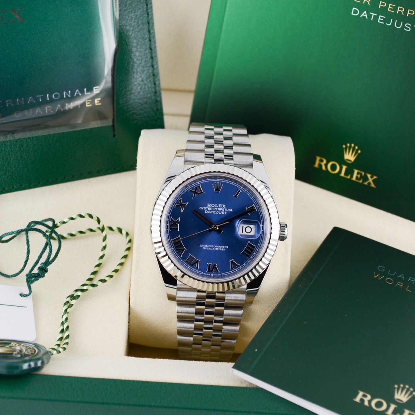Rolex Datejust 41 126334 (2025) - Blue dial 41 mm Steel case (7/7)