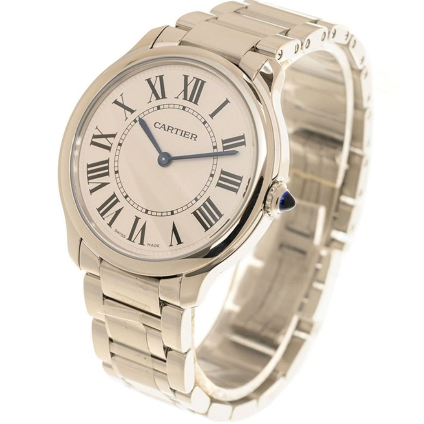 Cartier Ronde Croisière de Cartier WSRN0034 (2023) - Wit wijzerplaat 36mm Staal (3/4)