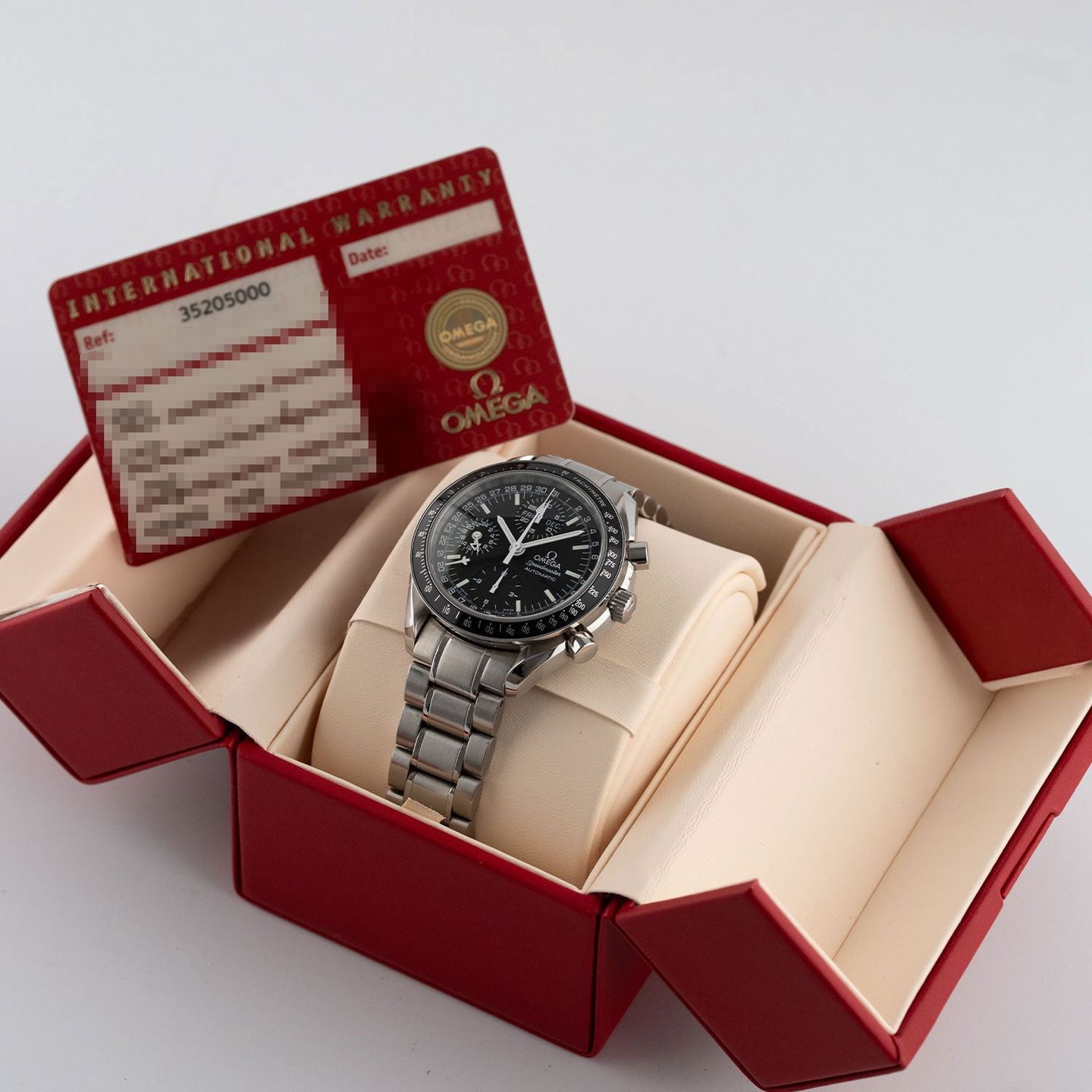 Omega Speedmaster Day Date 3520.50.00 (2003) - Zwart wijzerplaat 39mm Staal (7/7)