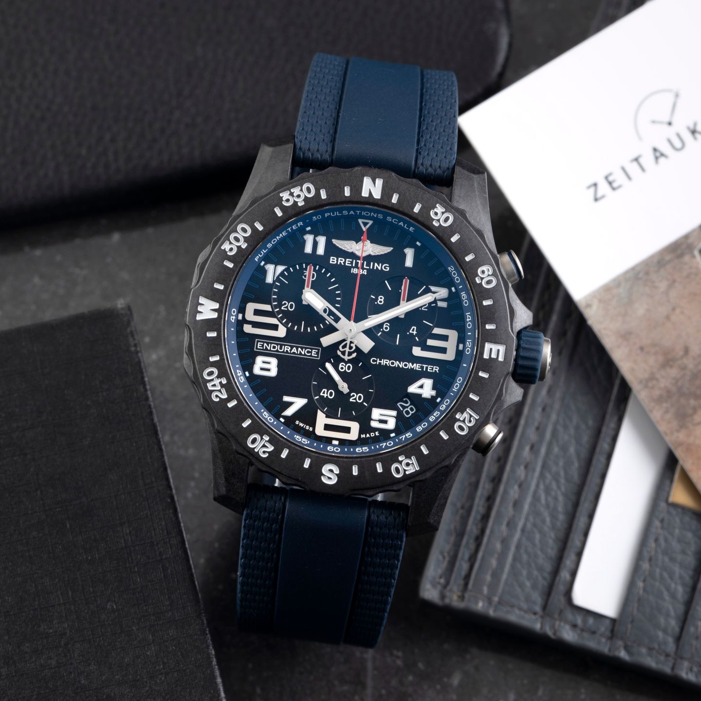 Breitling Endurance Pro X82310D51B1S2 (Onbekend (willekeurig serienummer)) - Zwart wijzerplaat 45mm Plastic (1/8)