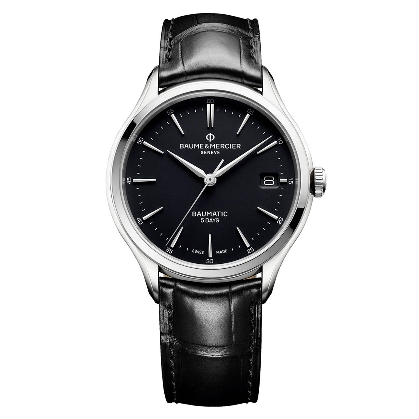 Baume & Mercier Clifton M0A10399 (2024) - Black dial 40 mm Steel case (3/3)