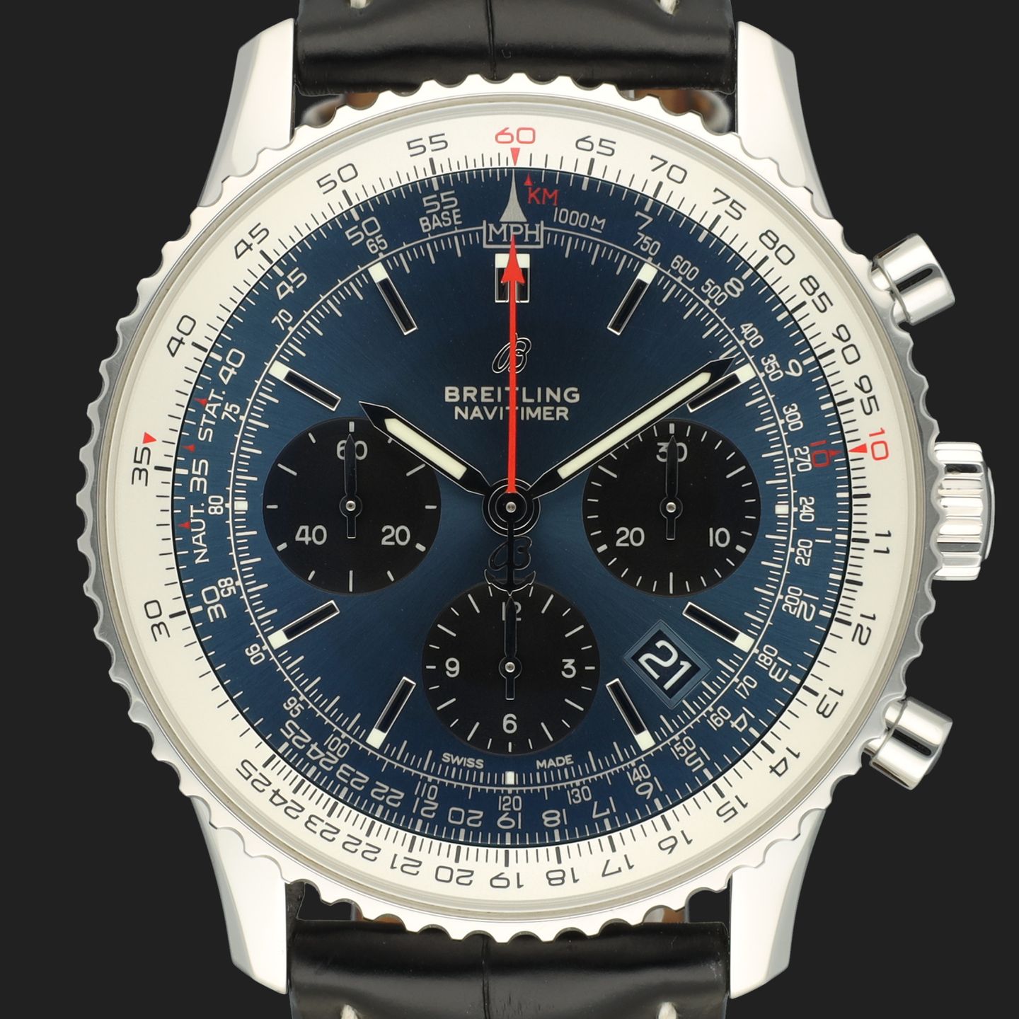 Breitling Navitimer 1 B01 Chronograph AB0121211C1P1 (2019) - 43mm Staal (3/7)