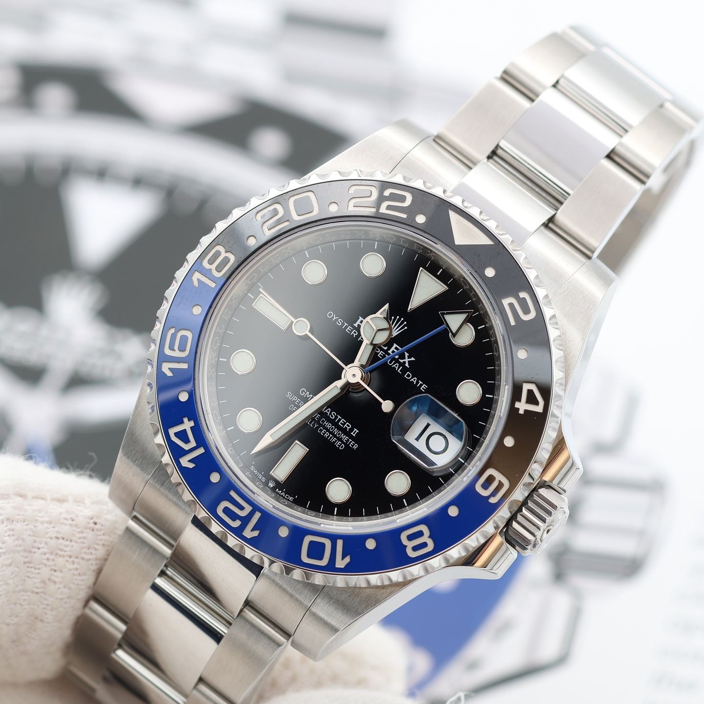 Rolex GMT-Master II 126710BLNR (2022) - Black dial 40 mm Steel case (3/8)