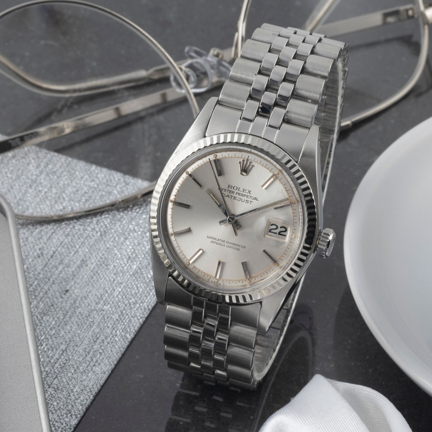 Rolex Datejust 1601 (1973) - 36 mm Steel case (1/8)