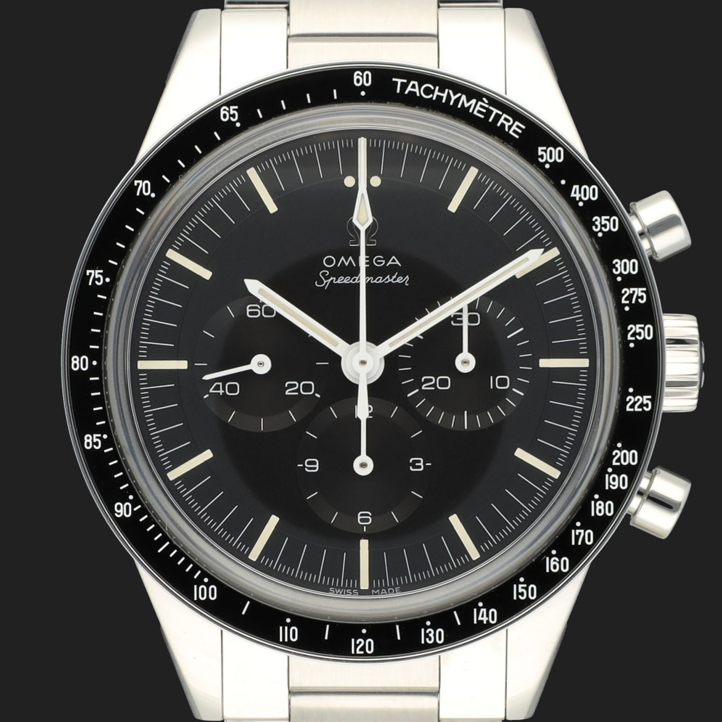 Omega Speedmaster Professional Moonwatch 311.30.40.30.01.001 (2022) - Black dial 40 mm Steel case (2/8)