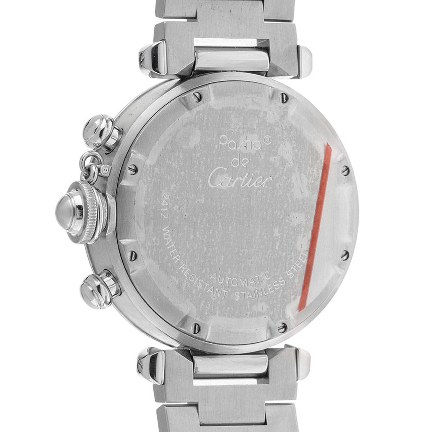 Cartier Pasha C 2412 (2002) - Silver dial 36 mm Steel case (6/8)