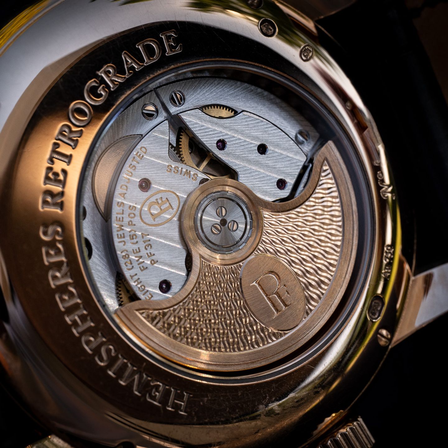 Parmigiani Fleurier Toric PFC493-1002400-HA1442 (2020) - Silver dial 43 mm Rose Gold case (7/8)