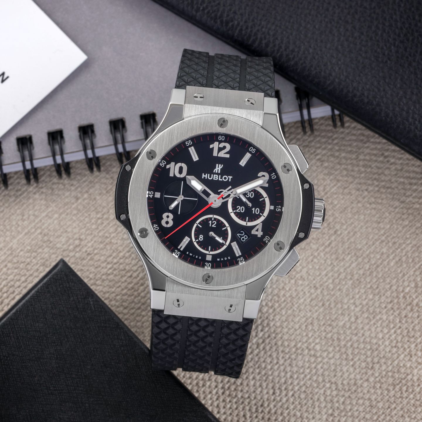 Hublot Big Bang 44 mm 301.SX.130.RX (2015) - Black dial 44 mm Steel case (1/8)