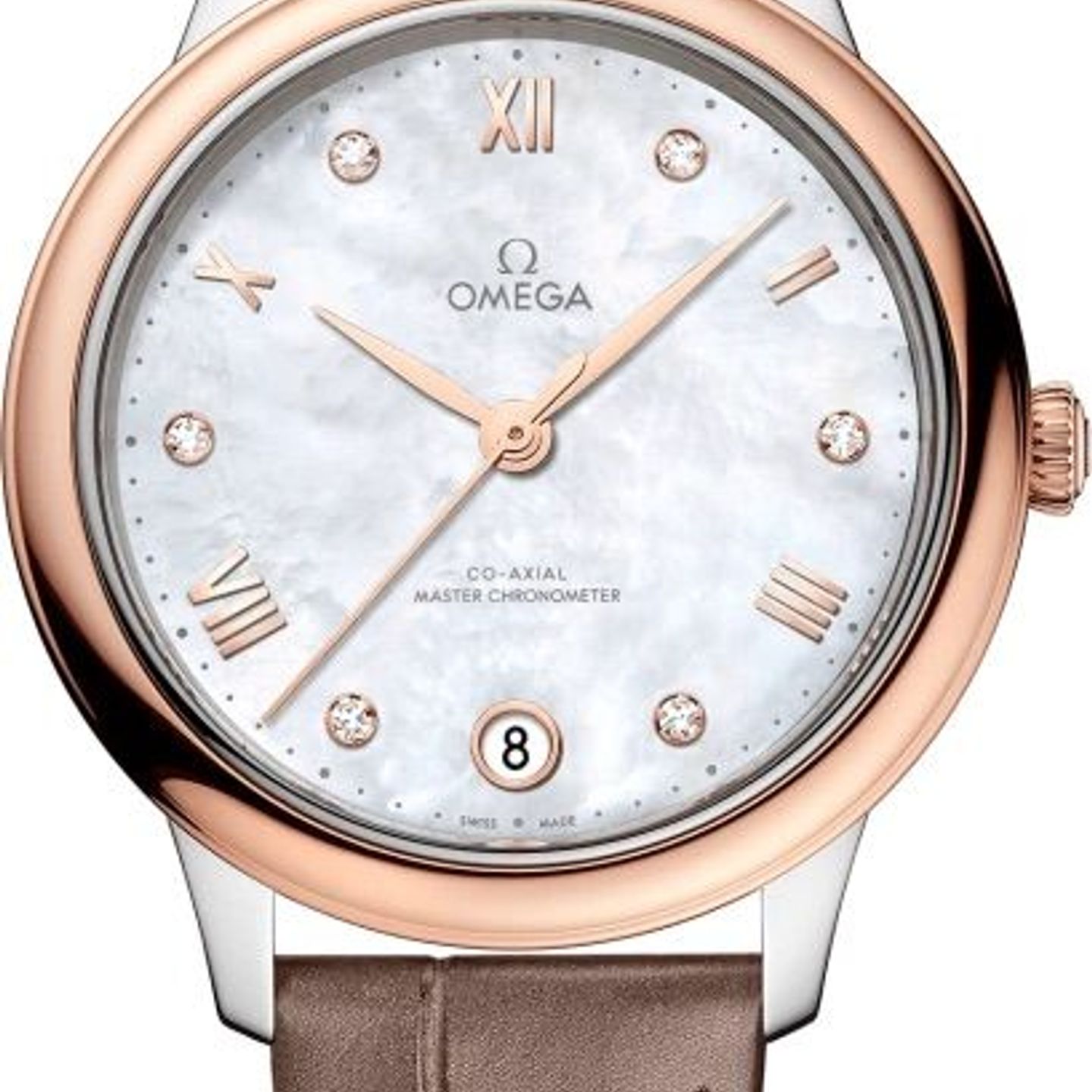 Omega De Ville 434.23.34.20.55.001 (2024) - Wit wijzerplaat 34mm Goud/Staal (1/1)