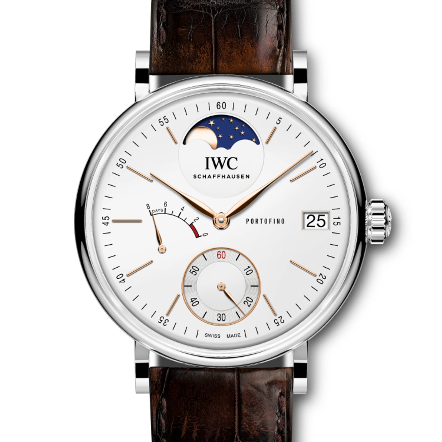 IWC Portofino Hand-Wound IW516401 (2023) - Zilver wijzerplaat 45mm Staal (1/1)