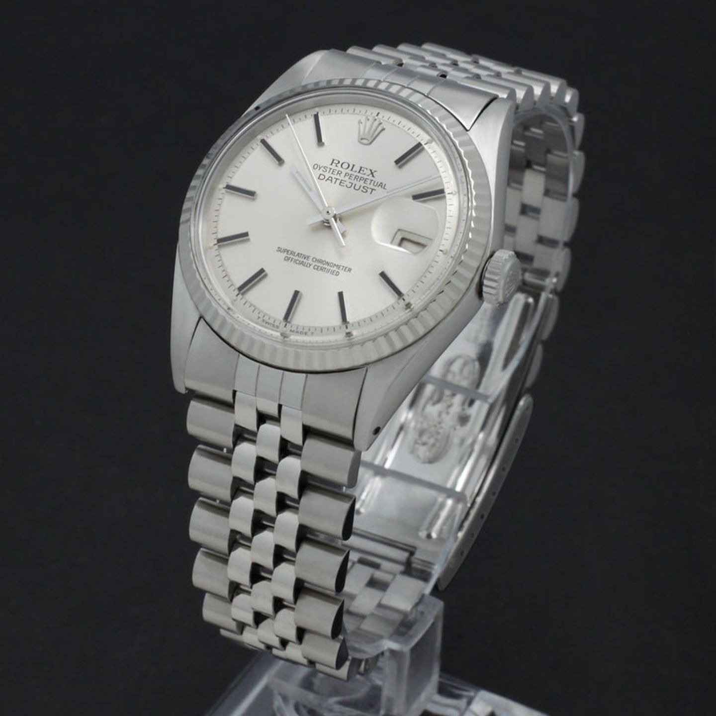 Rolex Datejust 1601 (1970) - Silver dial 36 mm Steel case (4/7)