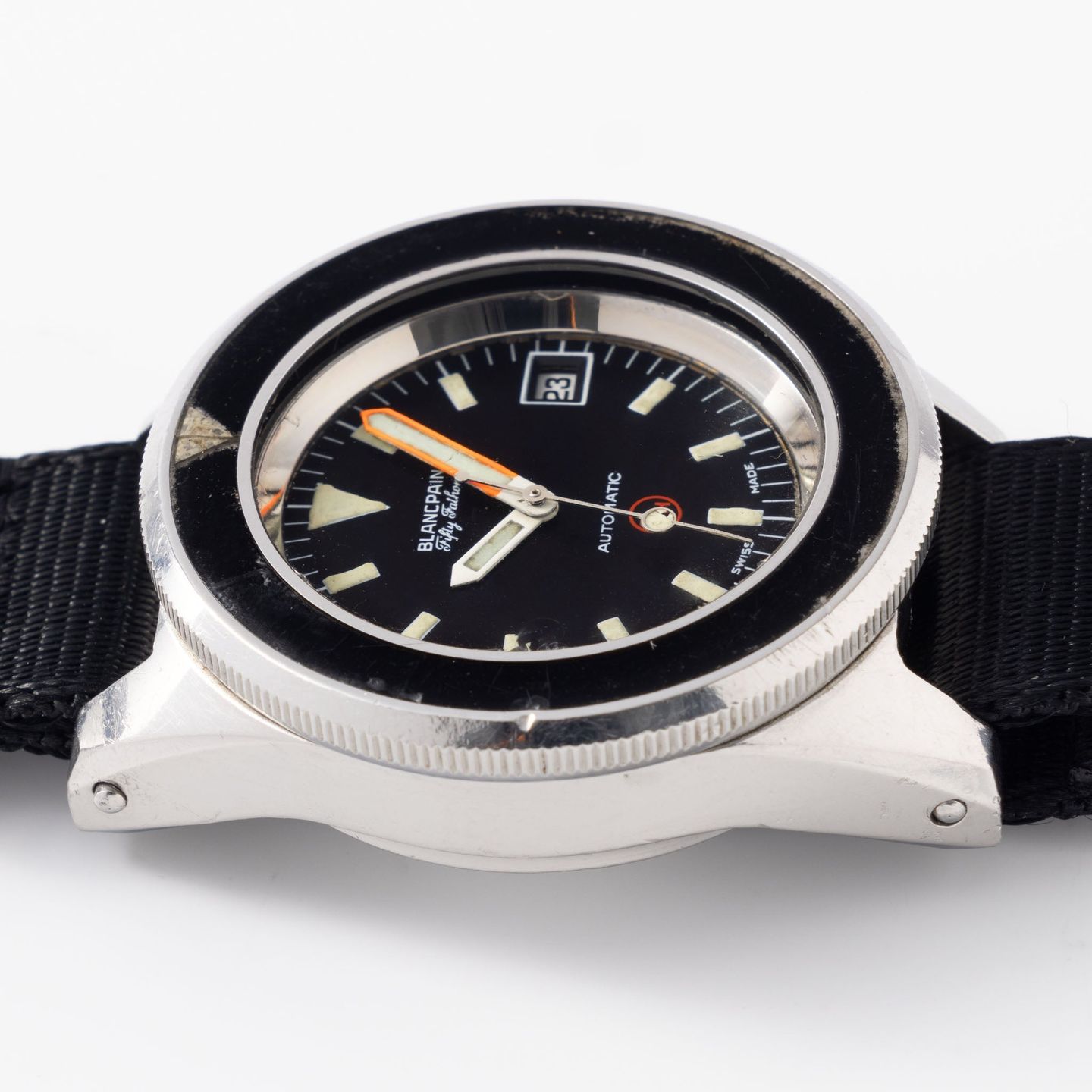 Blancpain Fifty Fathoms Unknown (Unknown (random serial)) - Black dial 41 mm Steel case (7/8)
