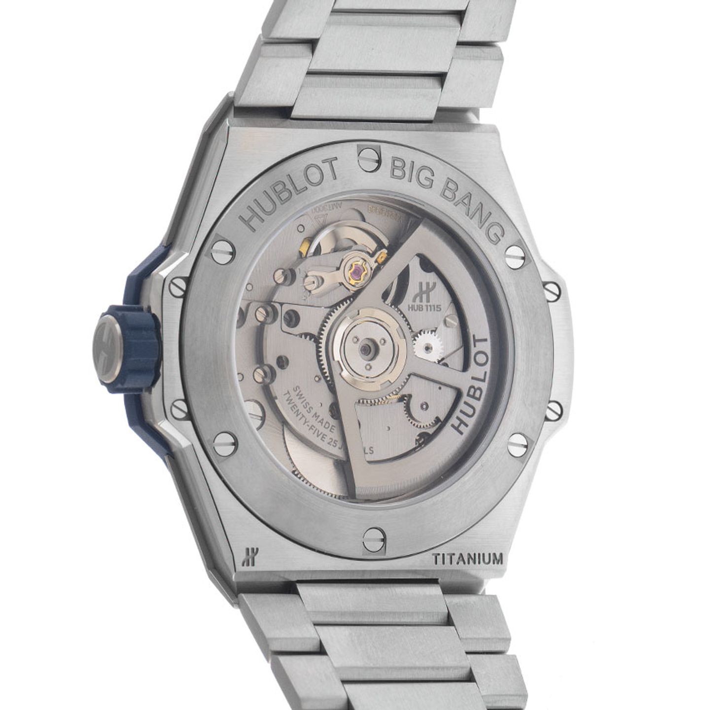 Hublot Big Bang 38 mm 457.NX.7170.NX (2025) - Blue dial 38 mm Titanium case (6/7)
