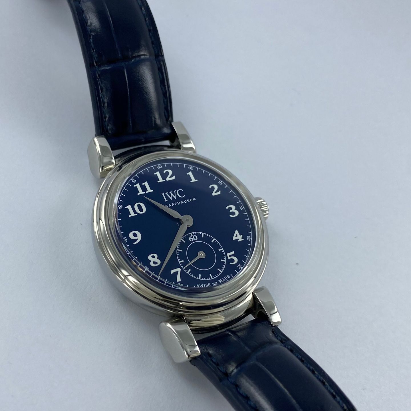 IWC Da Vinci Automatic IW358102 (Onbekend (willekeurig serienummer)) - Blauw wijzerplaat 40mm Staal (6/8)