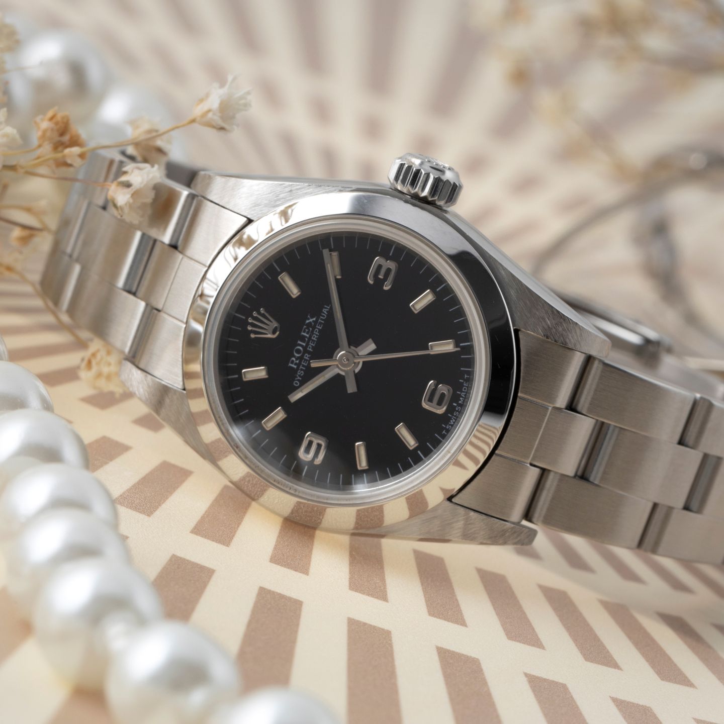 Rolex Oyster Perpetual 67180 (1997) - 26 mm Steel case (2/8)