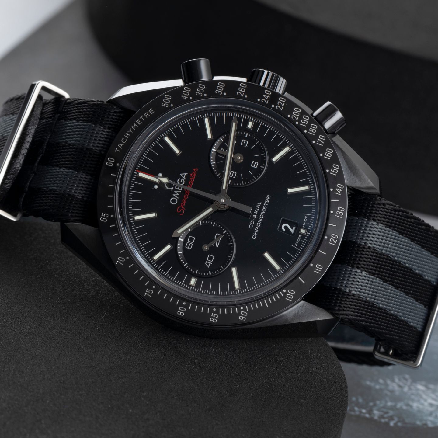 Omega Speedmaster 311.92.44.51.01.007 (Onbekend (willekeurig serienummer)) - Zwart wijzerplaat 44mm Keramiek (2/8)