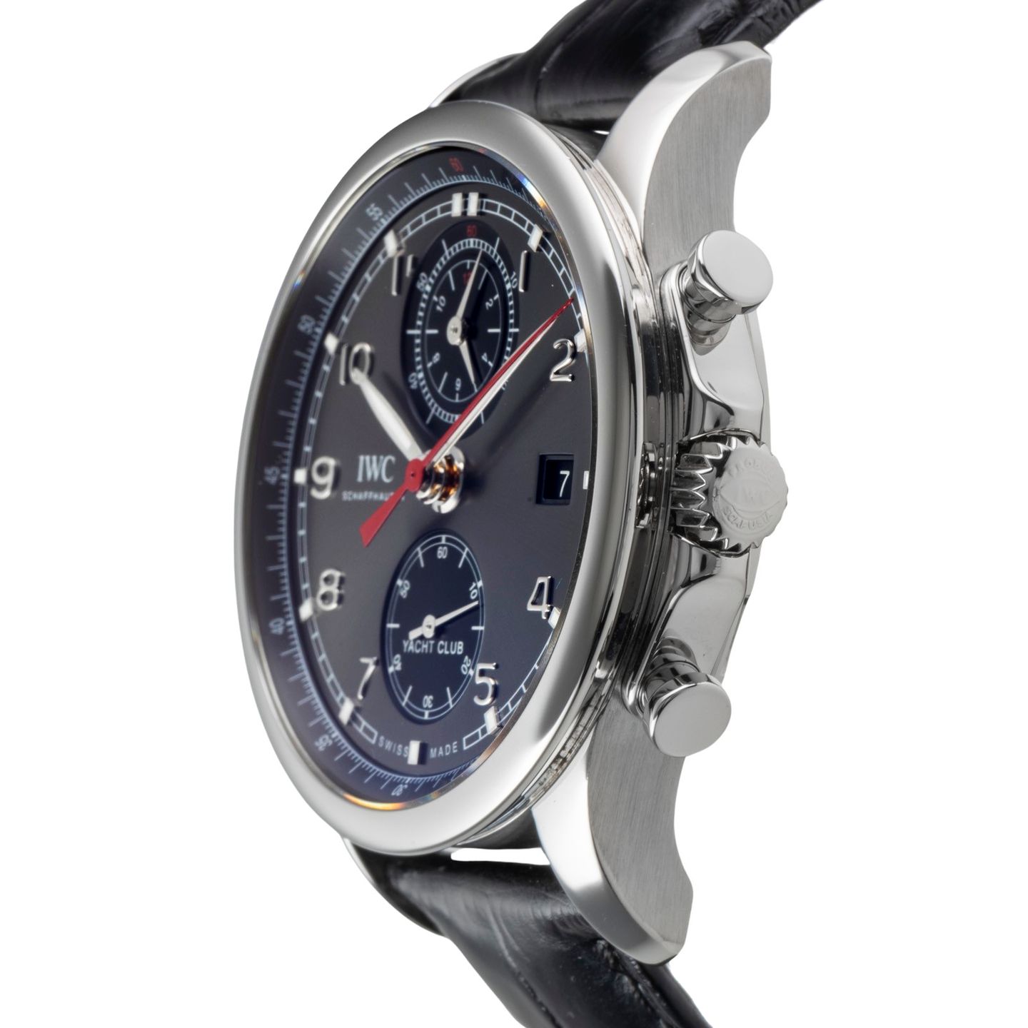 IWC Portuguese Yacht Club Chronograph IW390503 (Onbekend (willekeurig serienummer)) - Grijs wijzerplaat 44mm Staal (6/8)