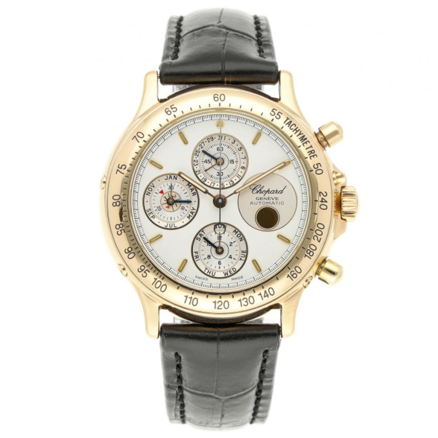 Chopard Classic 36/1208 (2016) - Wit wijzerplaat 40mm Geelgoud (1/7)