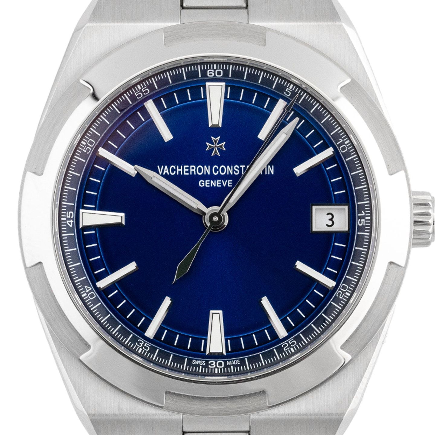 Vacheron Constantin Overseas 4500V/110A-B128 (Onbekend (willekeurig serienummer)) - Blauw wijzerplaat 42mm Staal (2/6)