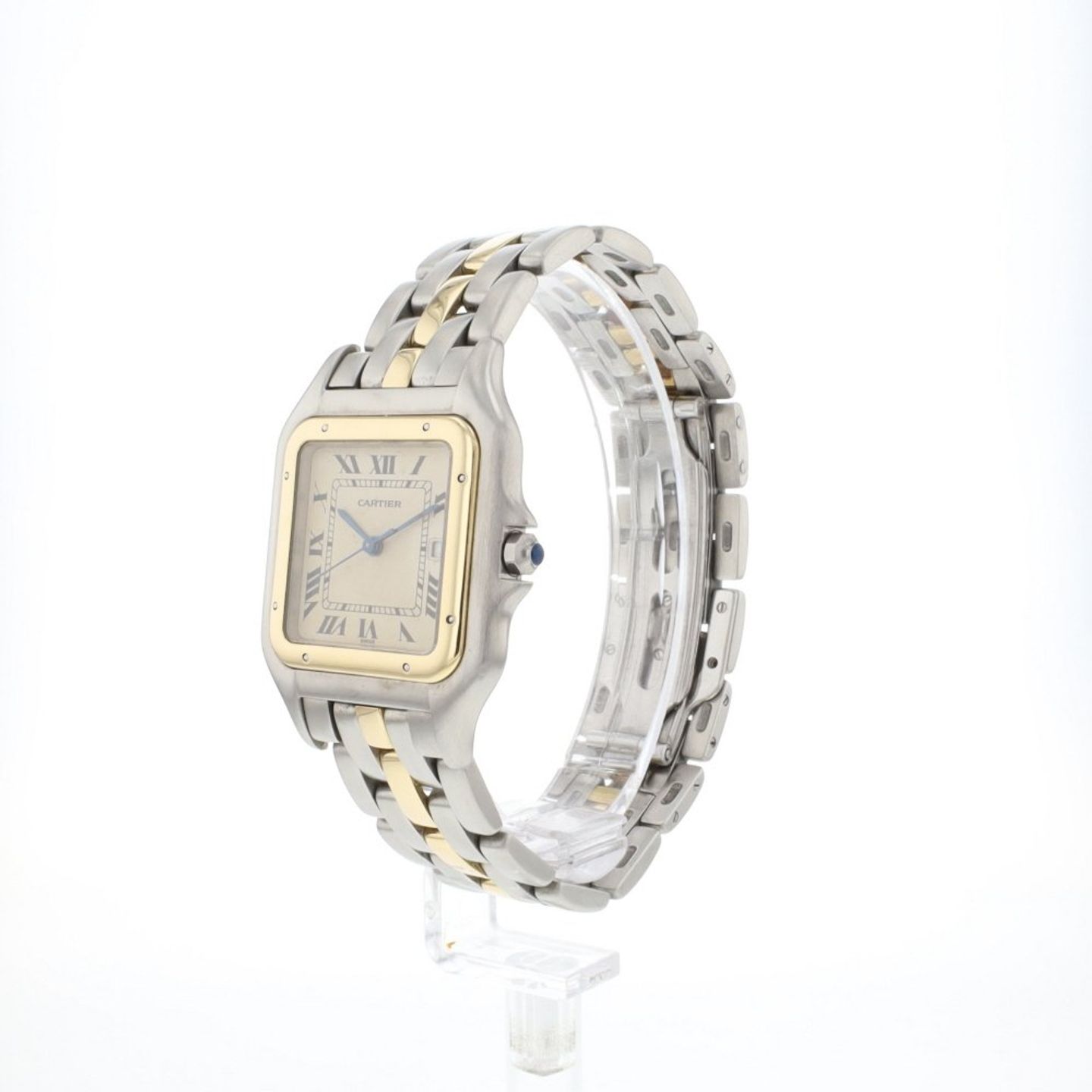 Cartier Panthère 83957 (Unknown (random serial)) - Champagne dial 29 mm Gold/Steel case (2/6)