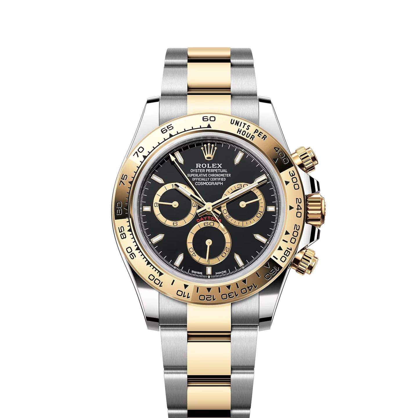 Rolex Daytona 126503 (2024) - Black dial 40 mm Gold/Steel case (1/8)