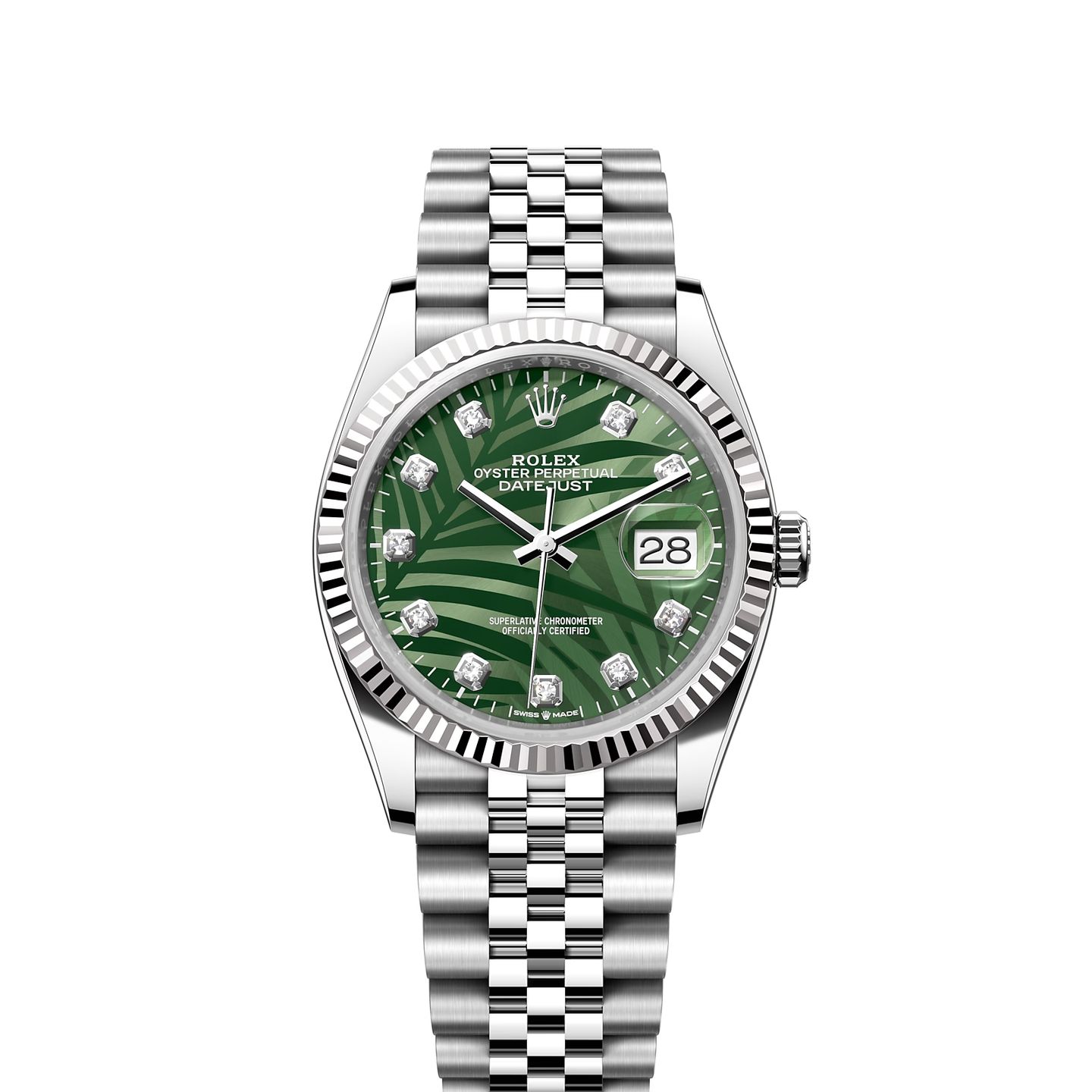 Rolex Datejust 36 126234 (2024) - Groen wijzerplaat 36mm Staal (1/1)