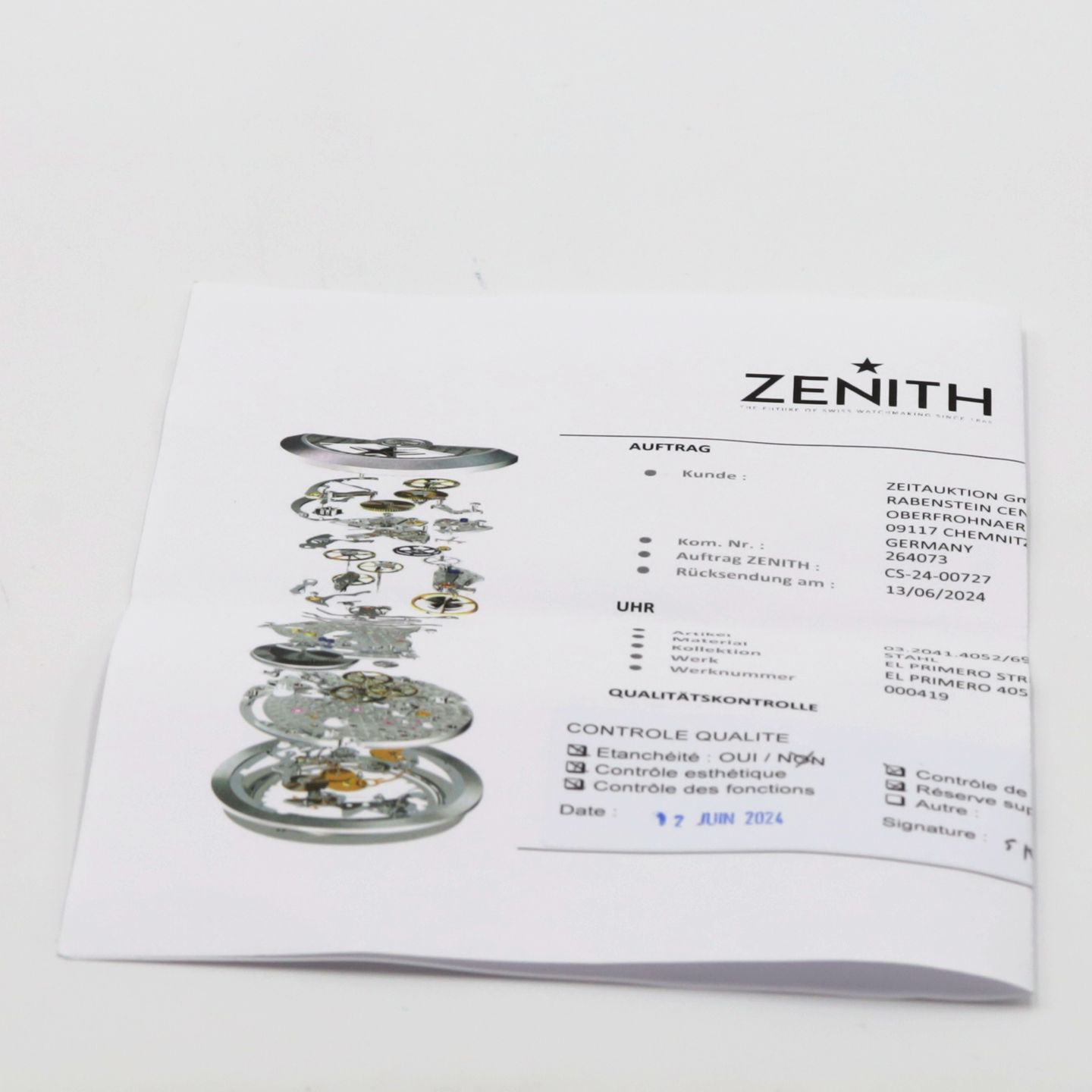 Zenith El Primero 03.2041.4052/69.C496 - (5/8)