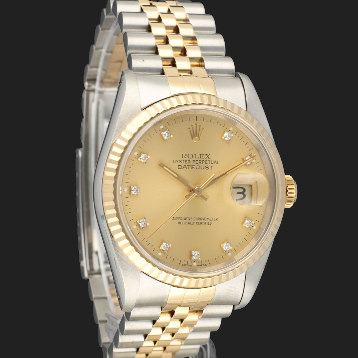 Rolex Datejust 36 16233 (1991) - 36mm Goud/Staal (4/8)