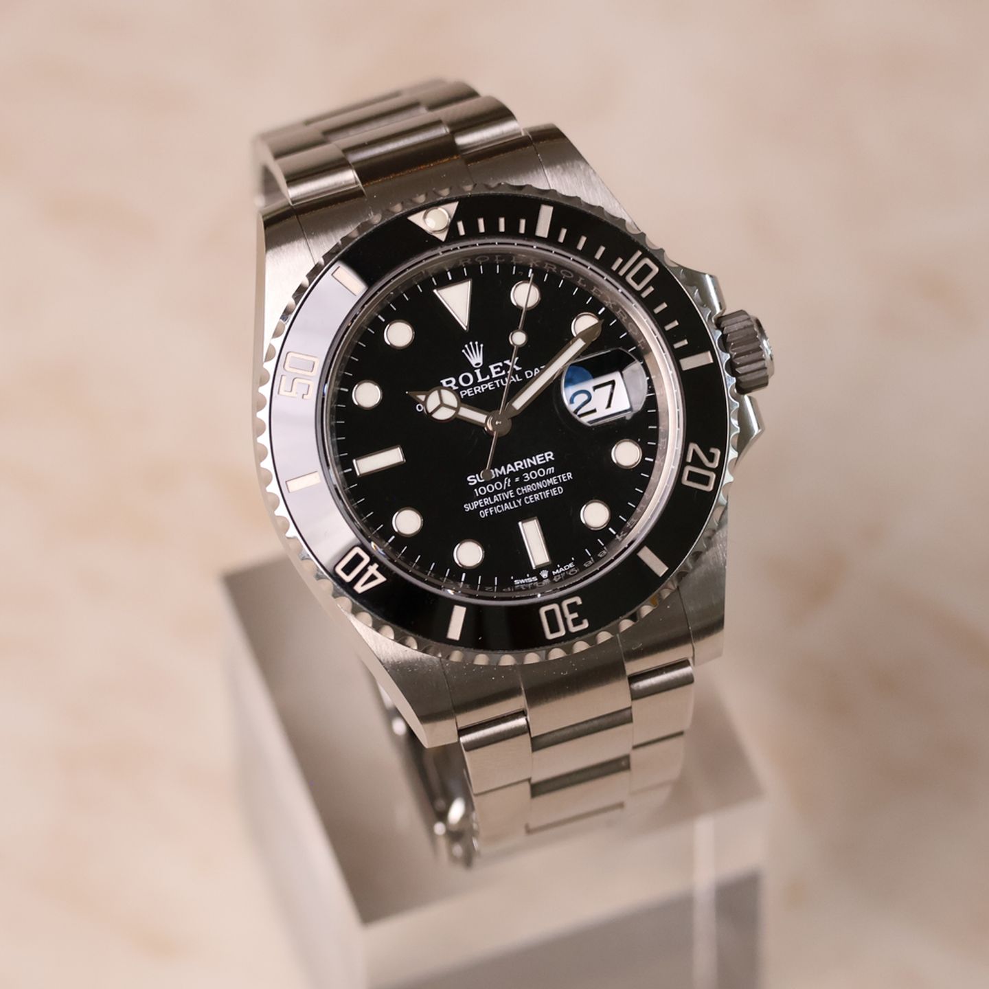 Rolex Submariner Date 126610LN (2026) - Zwart wijzerplaat 41mm Staal (1/2)