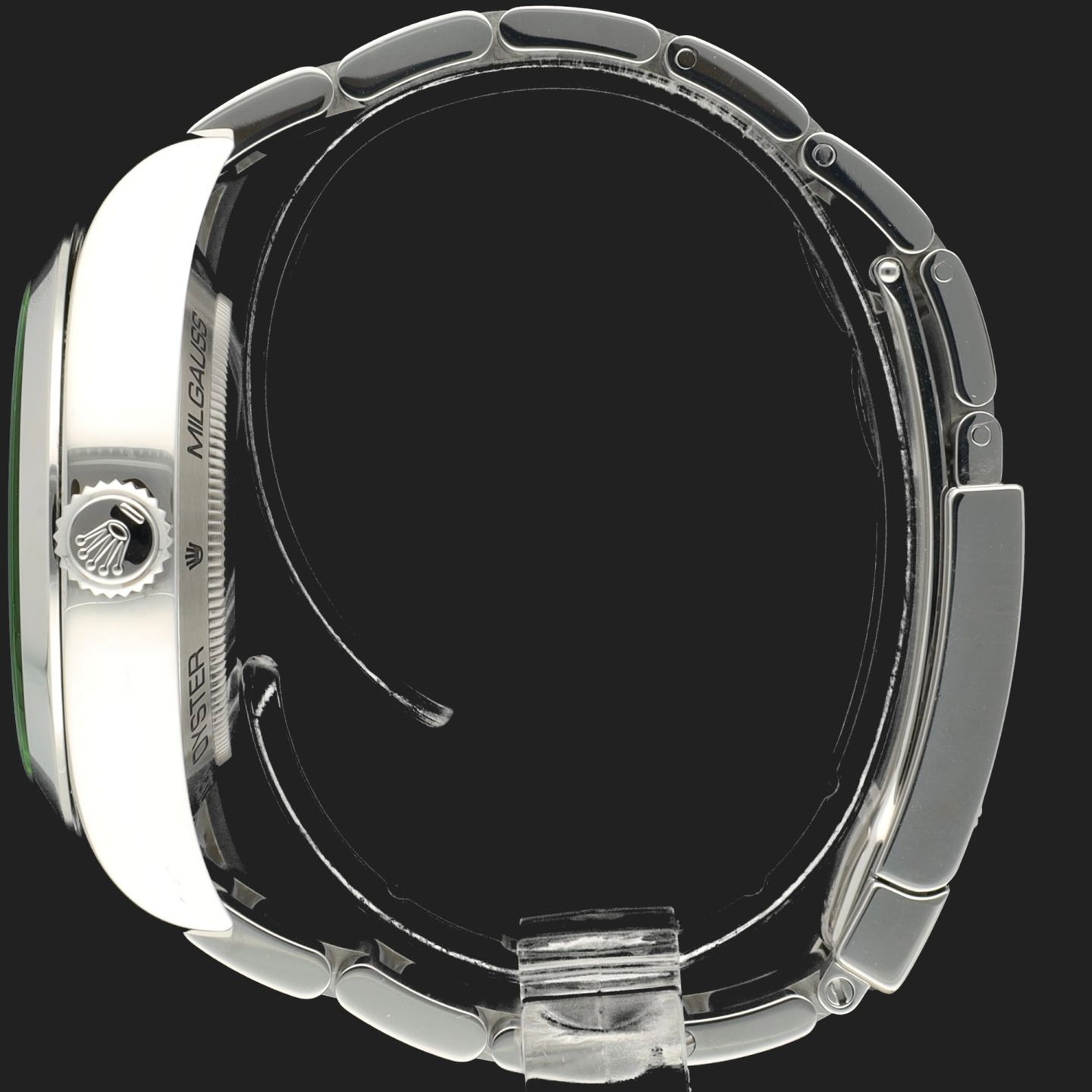 Rolex Milgauss 116400GV (2018) - Blauw wijzerplaat 40mm Staal (7/8)