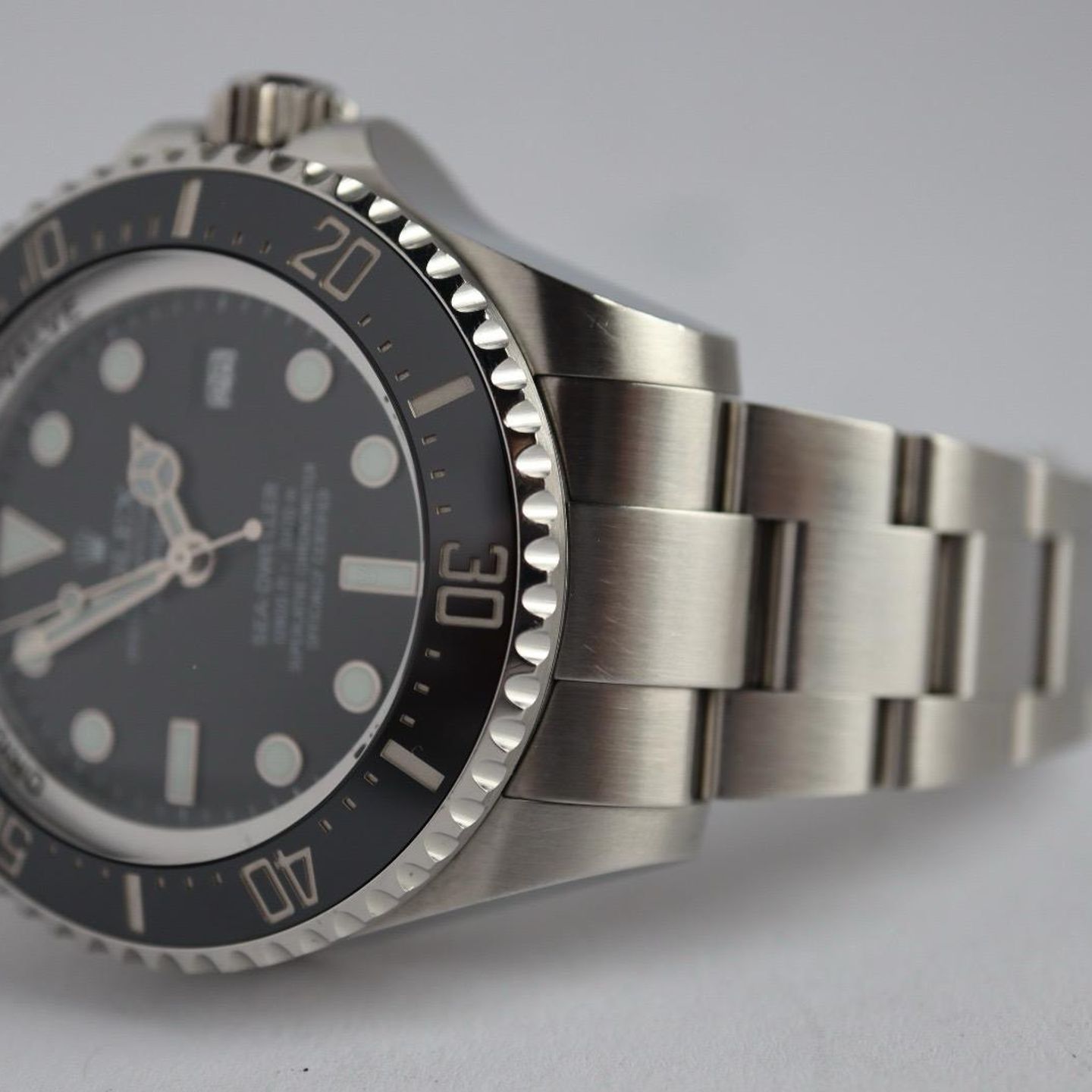 Rolex Sea-Dweller Deepsea 116660 (2017) - Zwart wijzerplaat 44mm Staal (3/8)