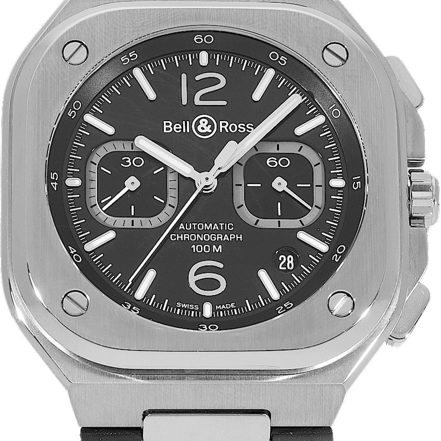 Bell & Ross BR 05 BR05C-BLC-ST/SRB (Onbekend (willekeurig serienummer)) - Zwart wijzerplaat 43mm Staal (2/5)