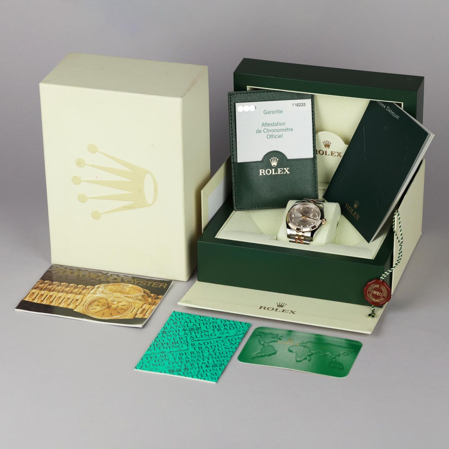 Rolex Datejust 36 116233 (2012) - 36mm Goud/Staal (8/8)