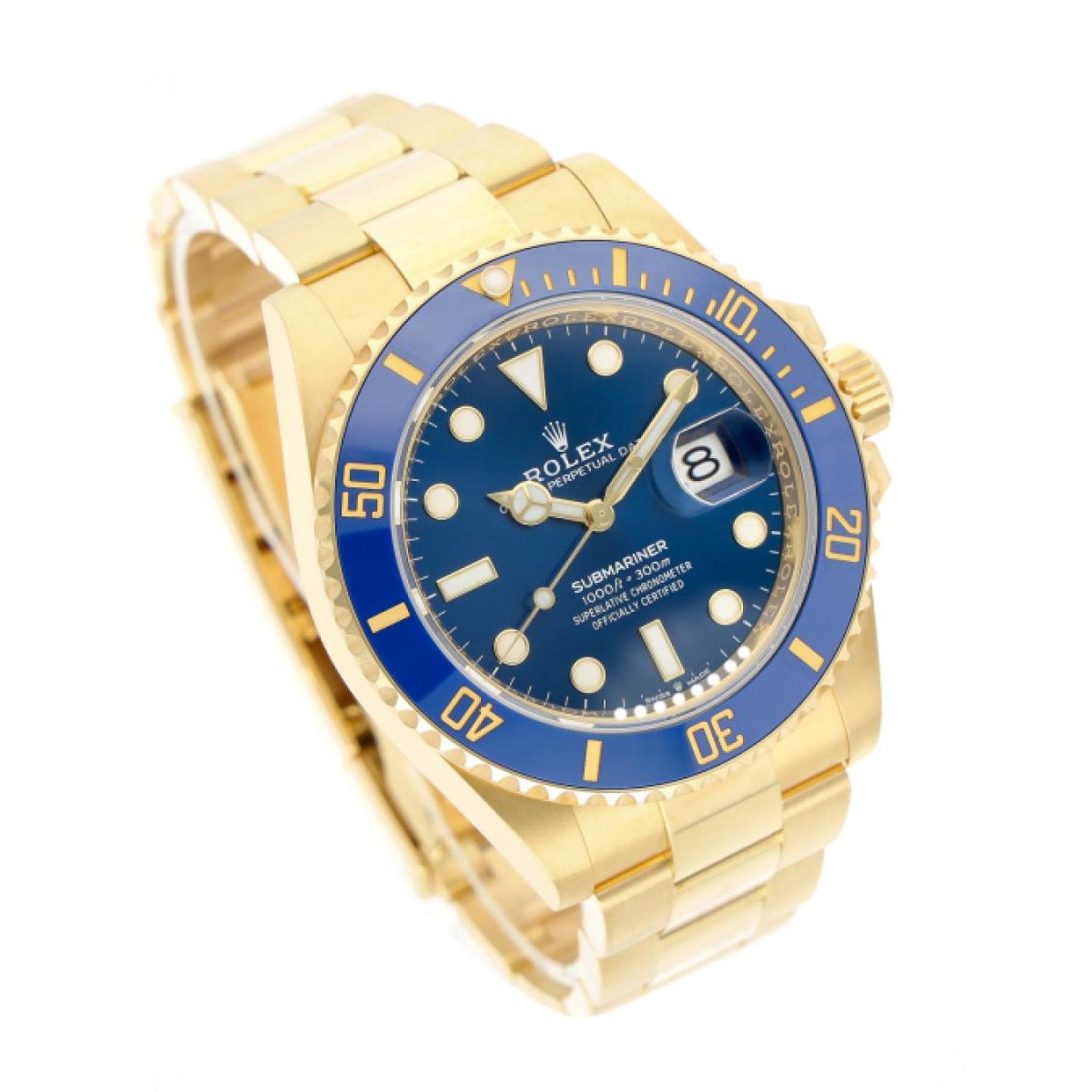 Rolex Submariner Date 126618LB (2024) - Blue dial 41 mm Yellow Gold case (3/5)