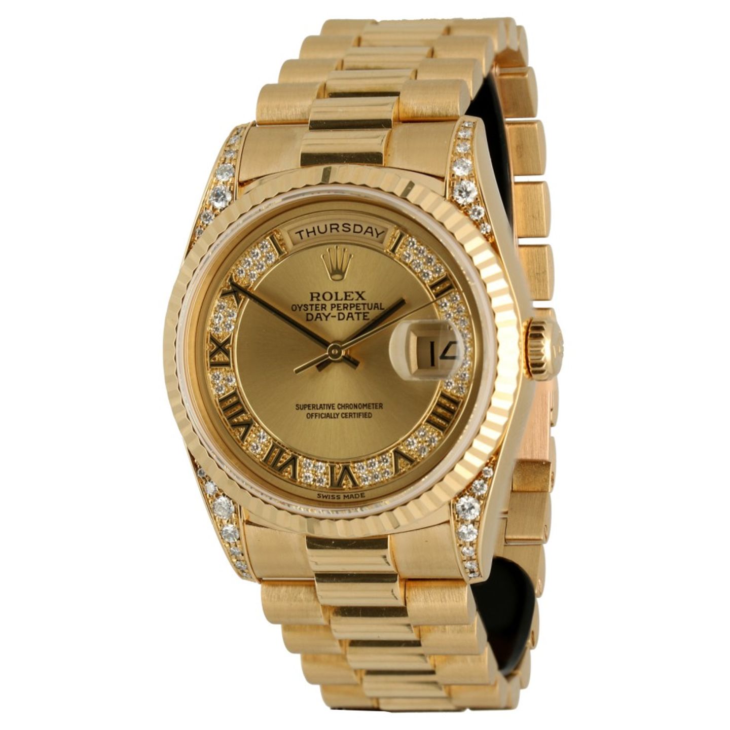 Rolex Day-Date 36 18338 (1995) - Gold dial 36 mm Yellow Gold case (1/6)