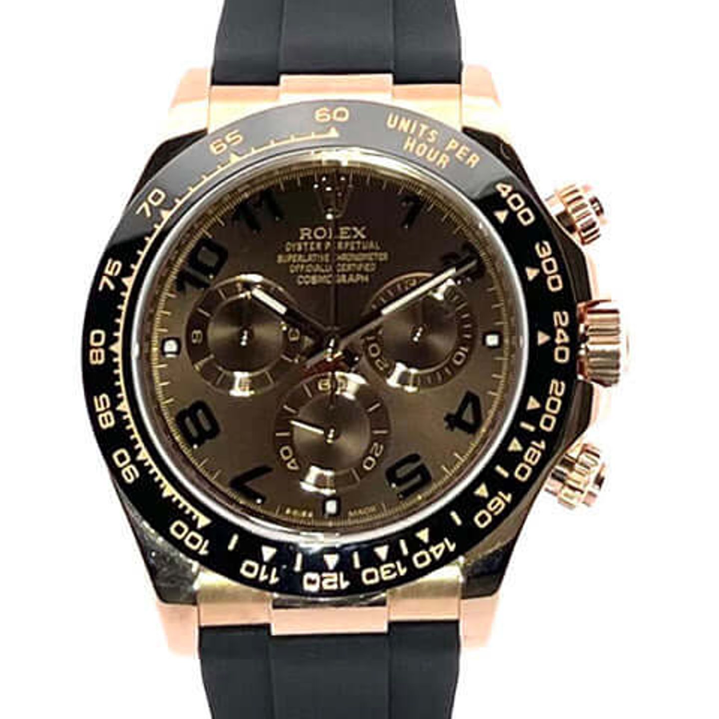 Rolex Daytona 116515LN (2016) - Brown dial 40 mm Rose Gold case (1/8)