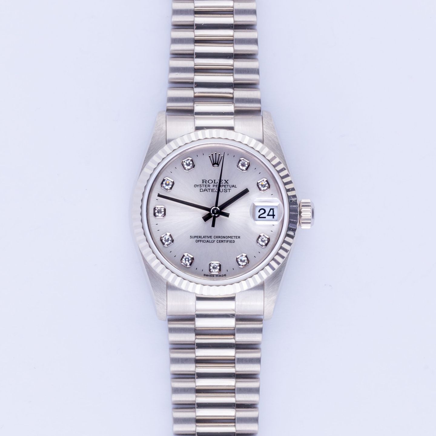 Rolex Datejust 31 78279 (1999) - 31mm Witgoud (3/8)