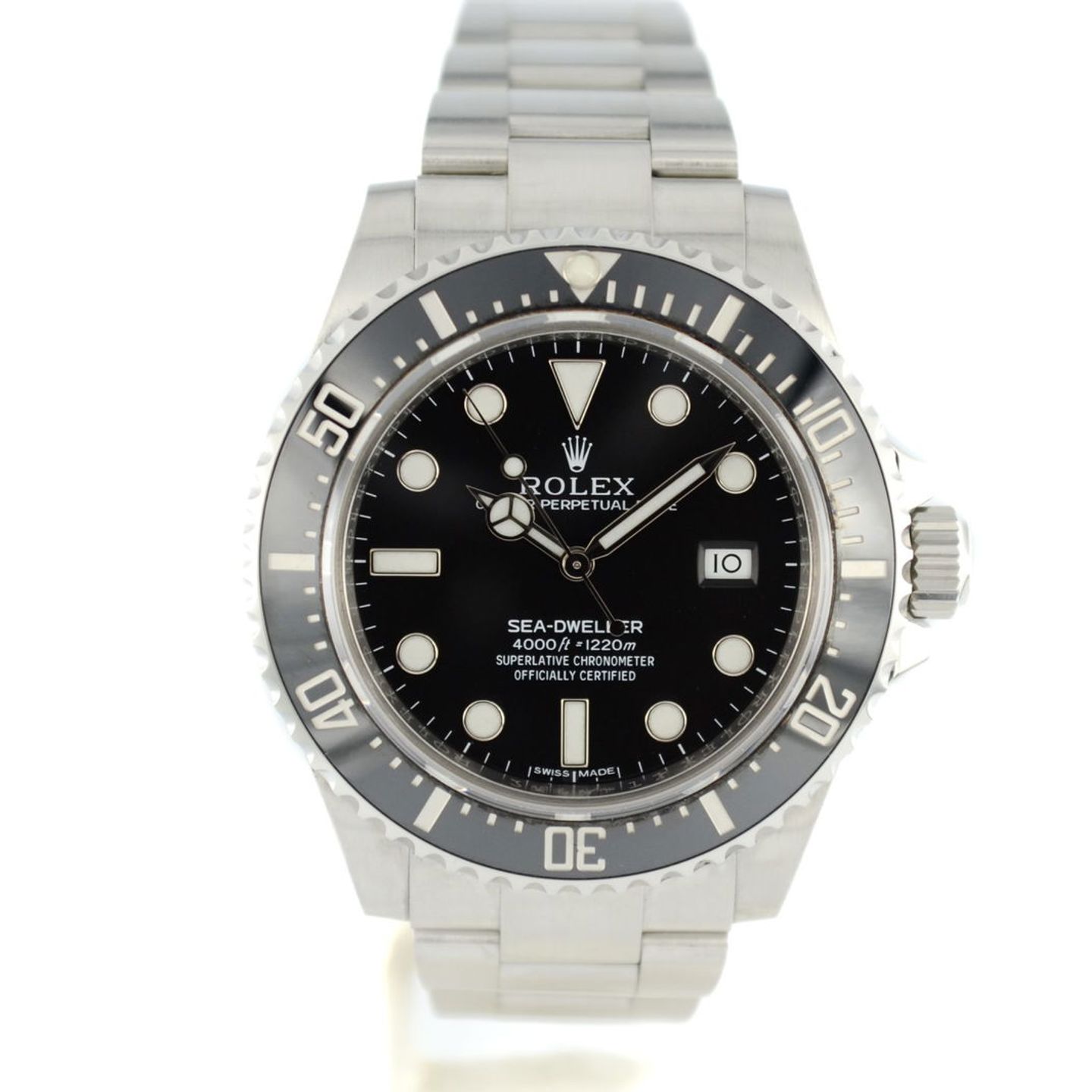 Rolex Sea-Dweller 4000 116600 (2014) - Zwart wijzerplaat 40mm Staal (1/7)