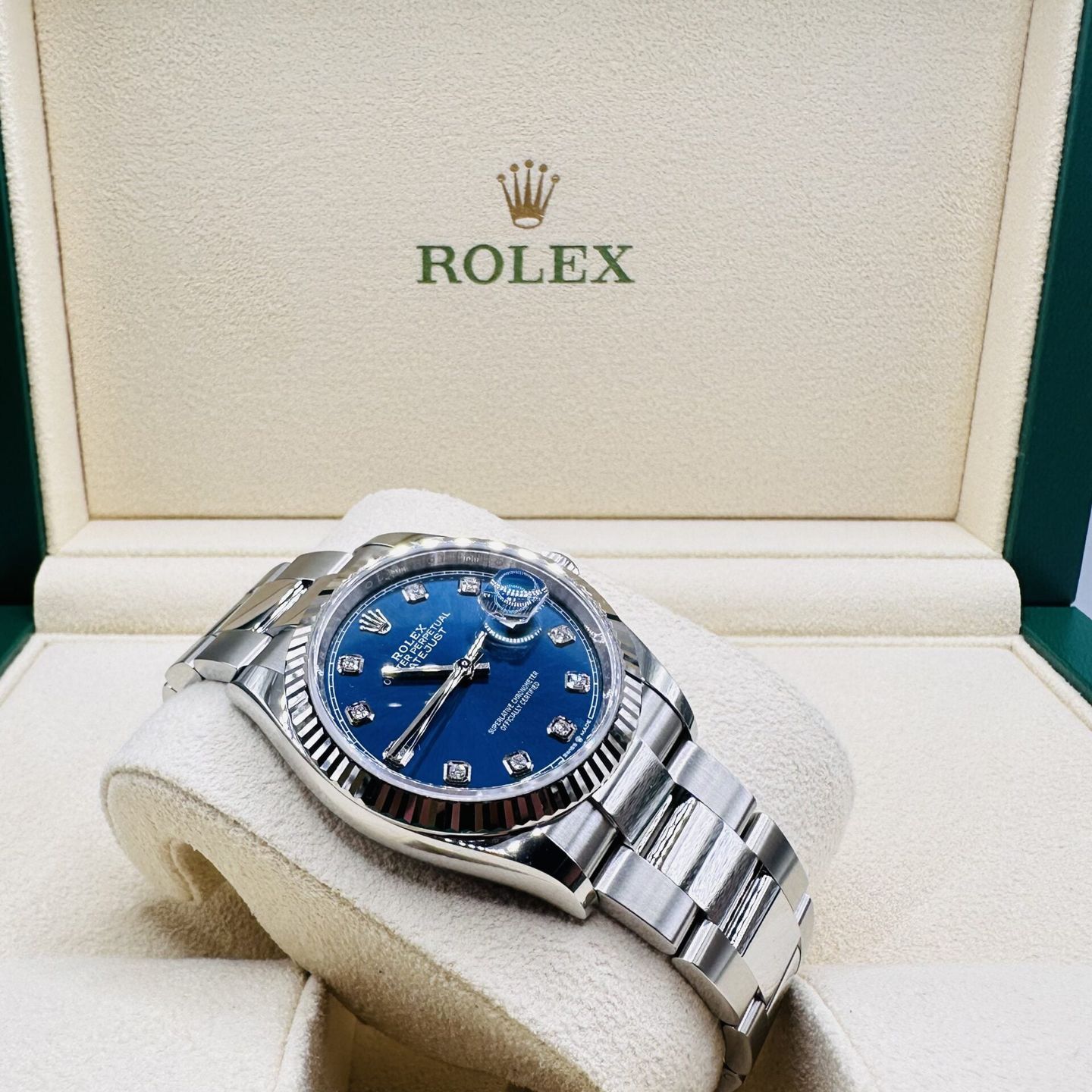 Rolex Datejust 36 126234 (2024) - Blauw wijzerplaat 36mm Staal (4/6)