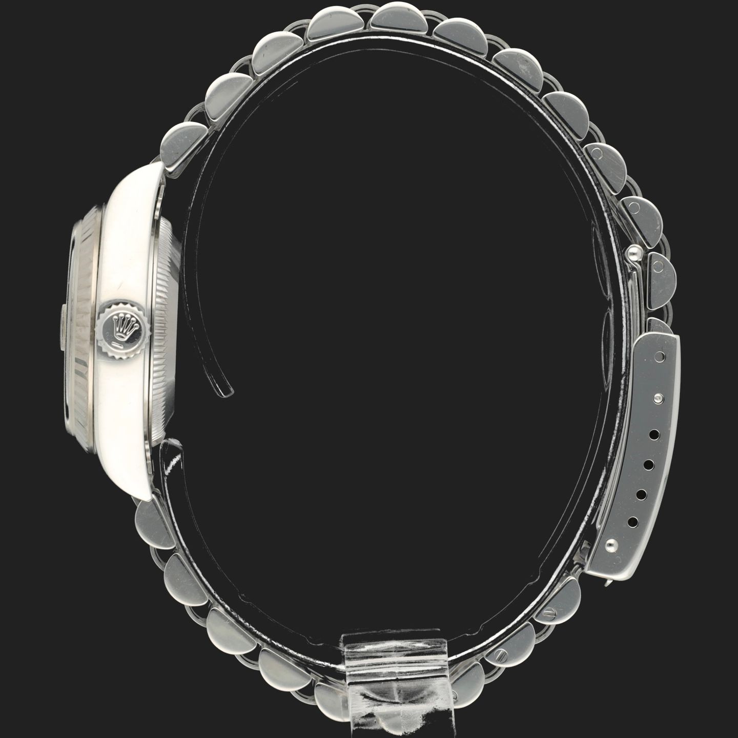 Rolex Lady-Datejust 79174 (2000) - Roze wijzerplaat 26mm Staal (7/8)