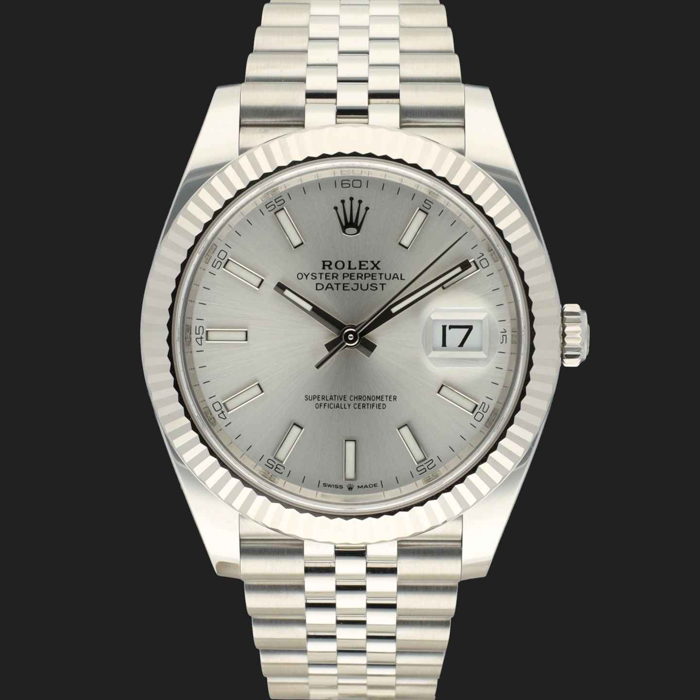 Rolex Datejust 41 126334 (2022) - Zilver wijzerplaat 41mm Staal (3/8)