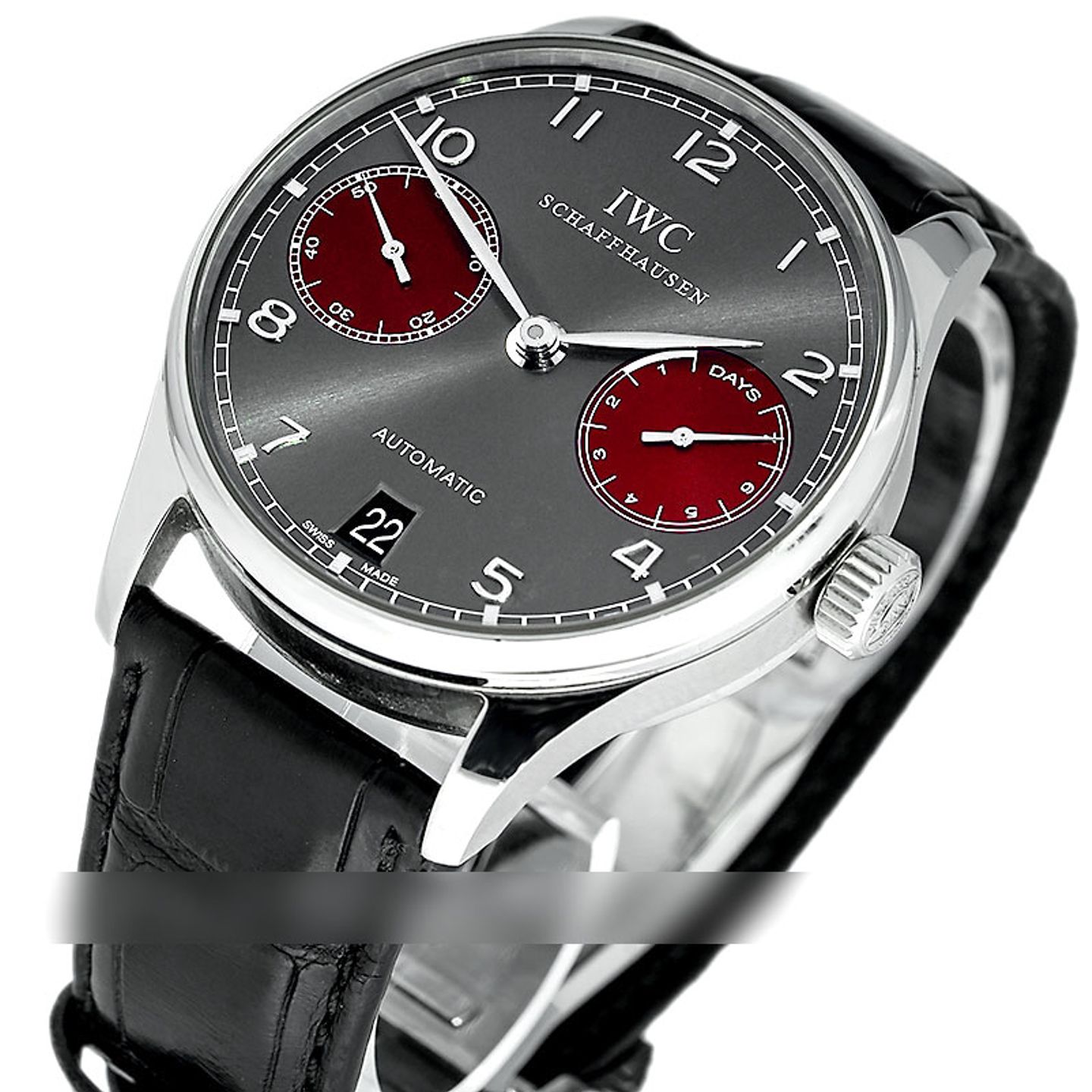 IWC Portuguese Automatic IW500126 (2013) - Grey dial 42 mm Steel case (2/5)