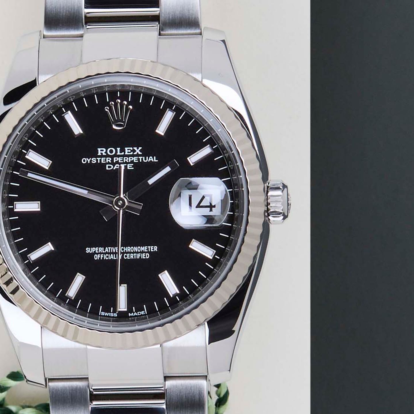 Rolex Oyster Perpetual Date 115234 (2021) - 34mm Staal (5/8)