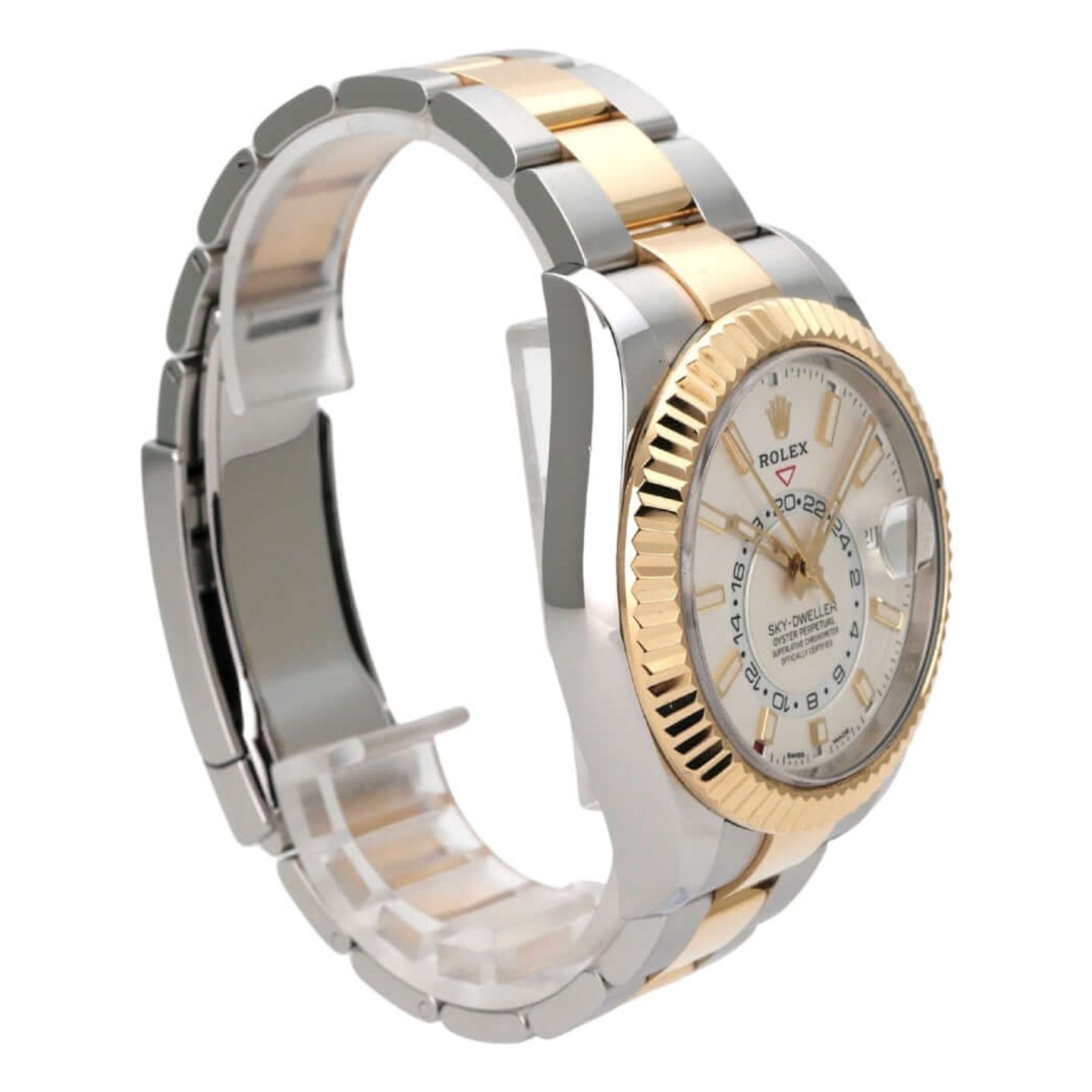 Rolex Sky-Dweller 326933 (2021) - White dial 42 mm Steel case (4/8)