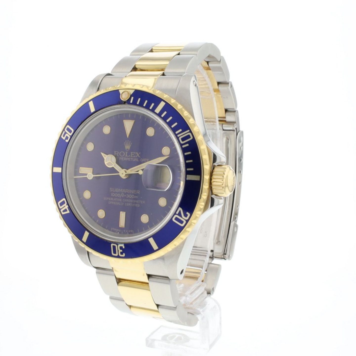 Rolex Submariner Date 16803 (1988) - 40 mm Gold/Steel case (3/3)