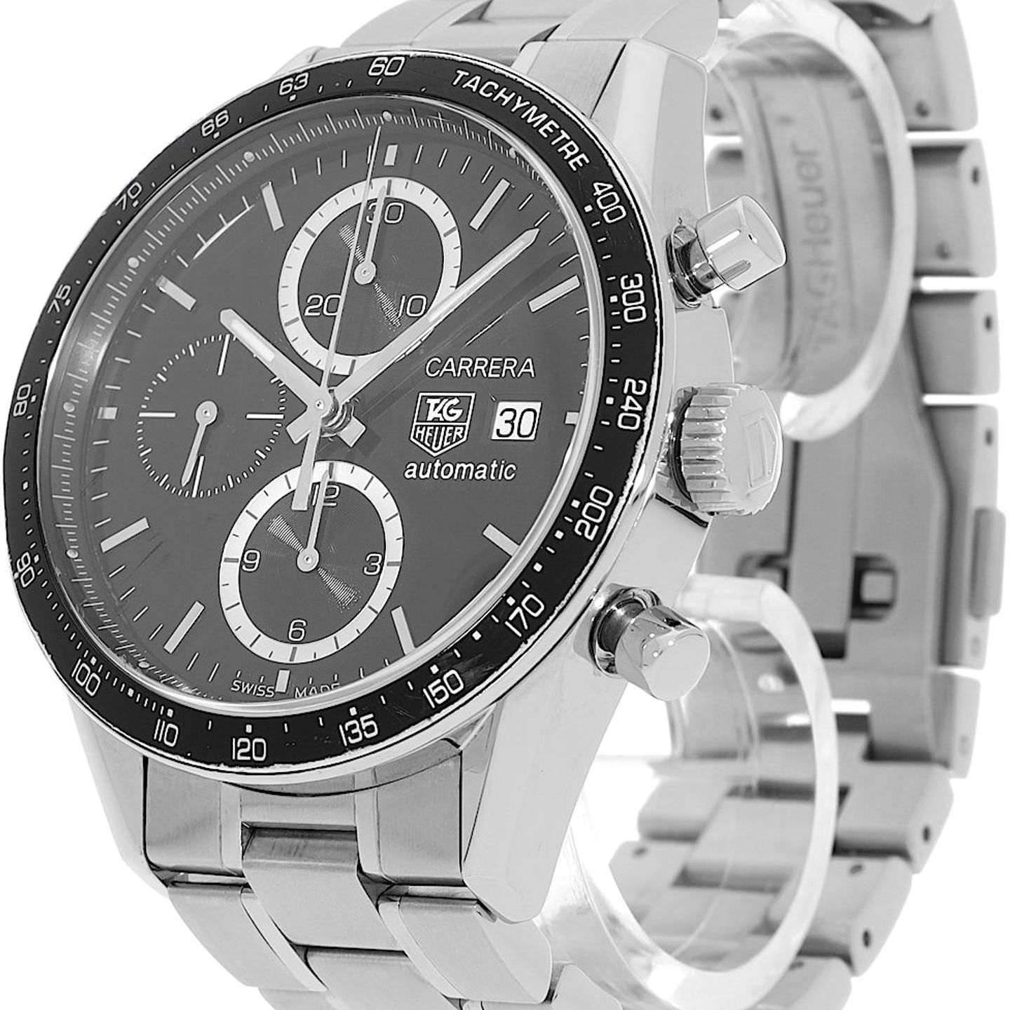 TAG Heuer Carrera Calibre 16 CV2010 (2009) - 41mm Staal (3/5)