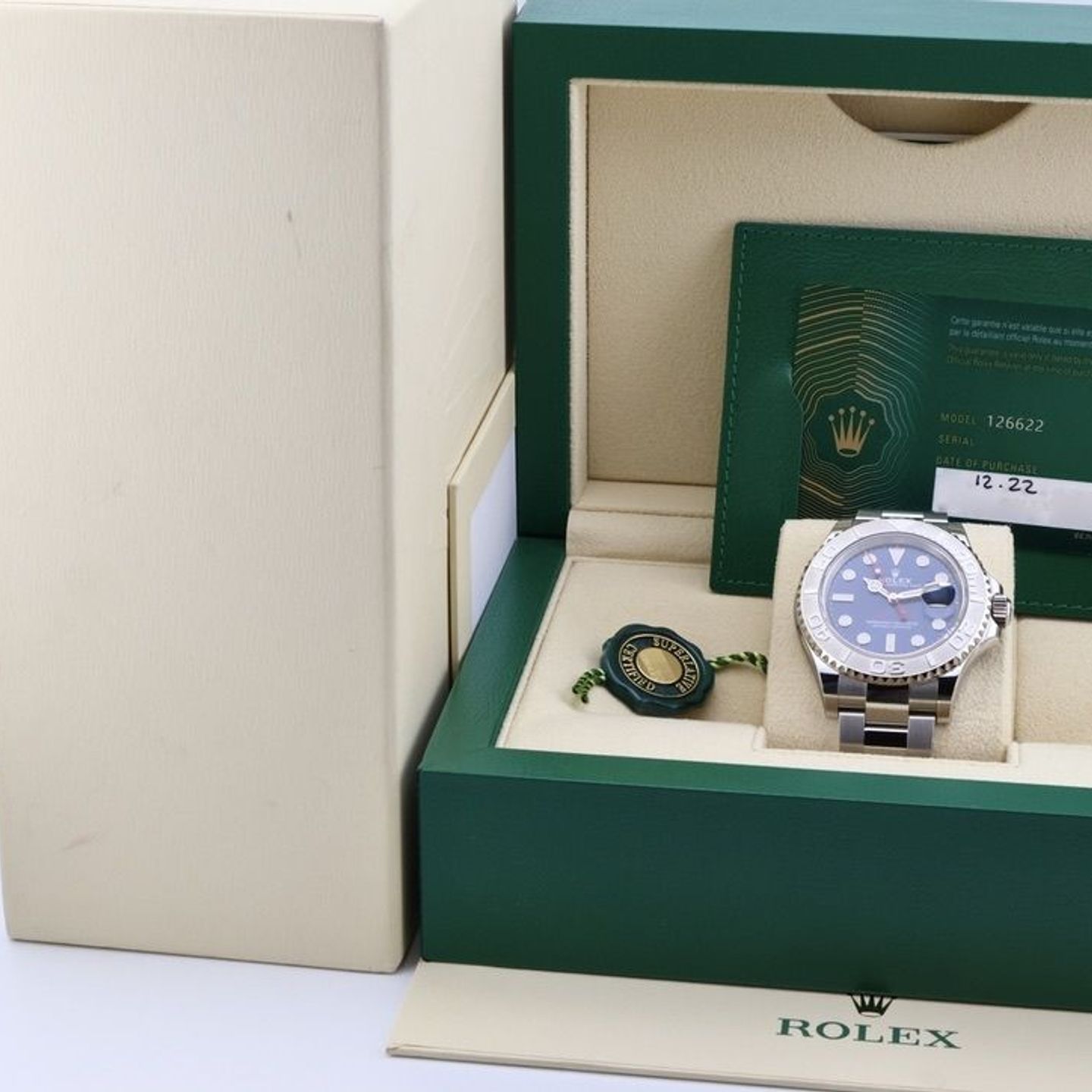 Rolex Yacht-Master 40 126622 (2022) - Blue dial 40 mm Steel case (2/2)