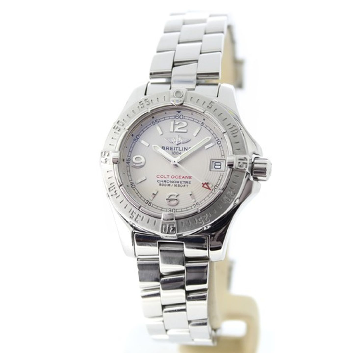 Breitling Colt A77830 (2009) - White dial 33 mm Steel case (1/7)